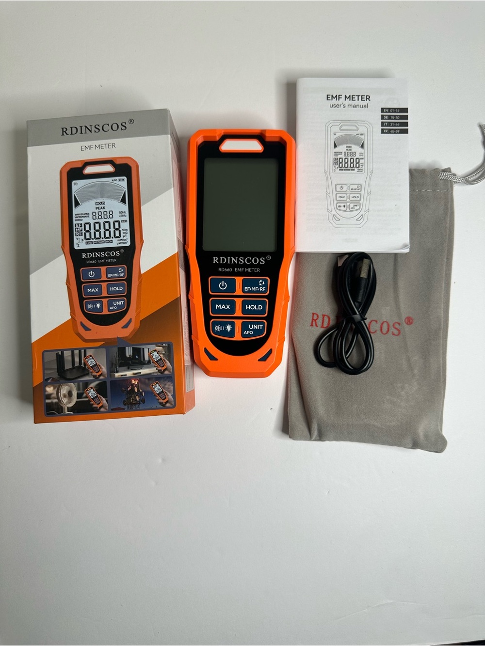 RDINSCOS EMF Meter -